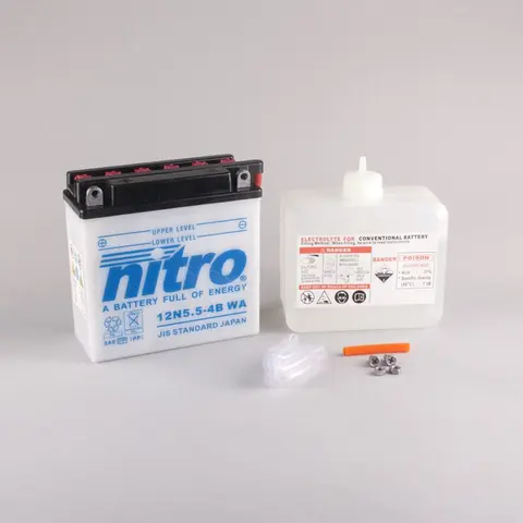 Nitro 12N5.5-4B - 12V ATV/MC/Snøscooter Batteri