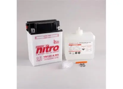 Nitro YB12C-A - 12V ATV/MC/Snøscooter Batteri