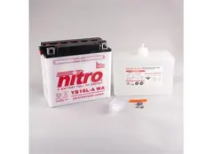 Nitro YB18L-A Batteri 12V, 18Ah, 180x90x162, Syrepakke