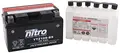 Nitro YTZ10S-BS Batteri Vedlikeholdsfr. 12V, 8.6Ah, 150x87x93, Syrepakke, AGM