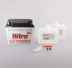 Nitro Y60-N24AL Batteri 12V, 28Ah, 184x124x170, Syreflaske