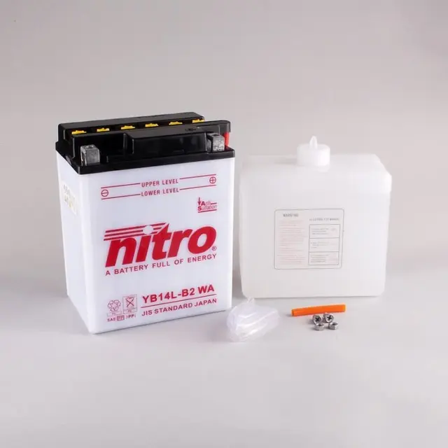 Nitro YB14L-B2 - 12V ATV/MC/Snøscooter Batteri