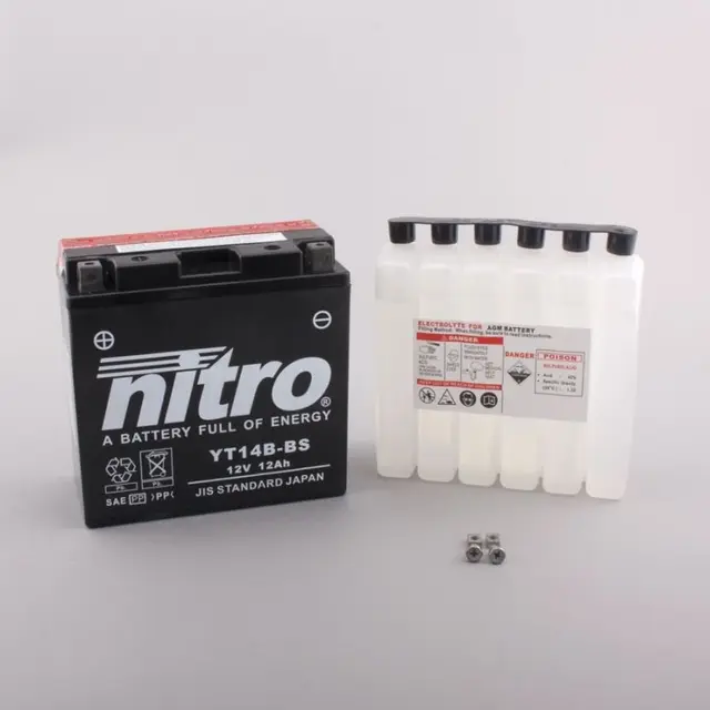 Nitro N-YT14B-BS - 12V ATV/MC/Snøscooter Batteri