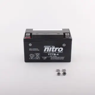 Nitro YT7B-4 Batteri Vedlikeholdsfritt 12V, 6.5Ah, 150x65x93, AGM GEL