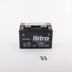 Nitro YT9B-4 Batteri Vedlikeholdsfritt 12V, 8Ah, 150x70x105, AGM GEL