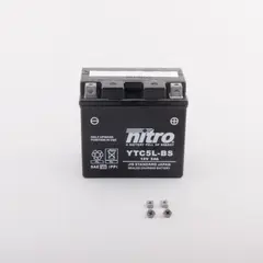 Nitro YTC5L-BS Batteri Vedlikeholdsfritt 12V, 5Ah, 114x71x106, AGM GEL