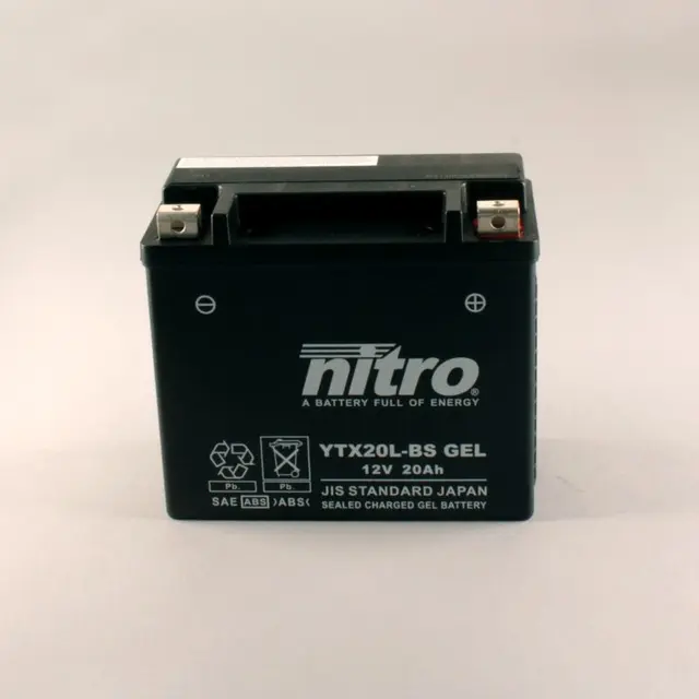 Nitro YTX24HL-BS - 12V ATV/MC/Snøscooter Batteri