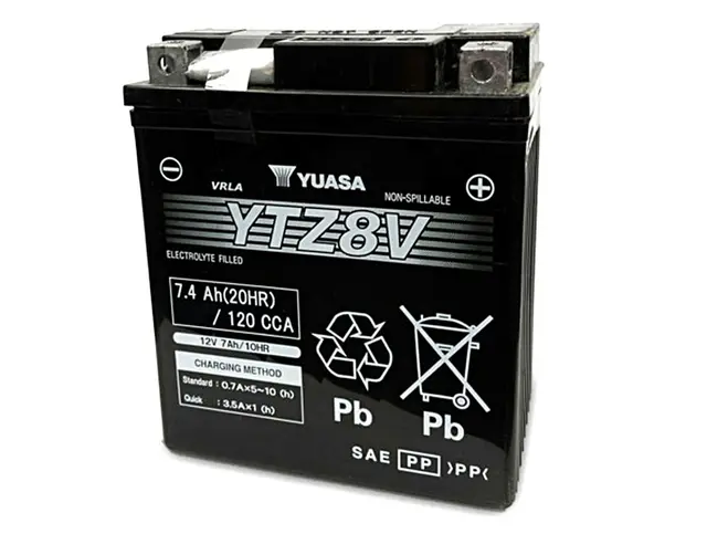 Nitro YTZ8V - 12V ATV/MC/Snøscooter Batteri