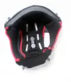 Nolan N100-5 Interiør Sort-Rød Interiør/liner til Nolan N-100-5