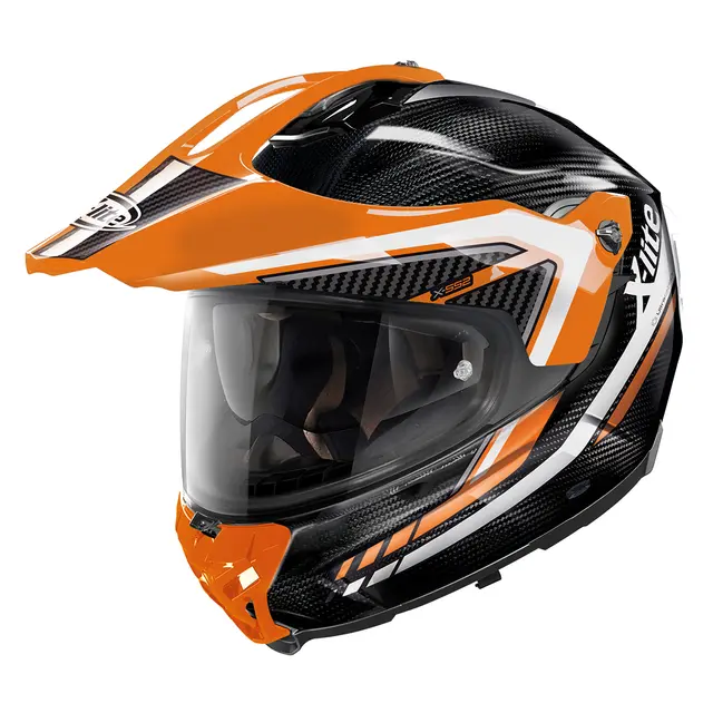X-lite X-552 Carb Latitude Oransj Adventure Ultra Carbon N-Com DD-Ring lås 