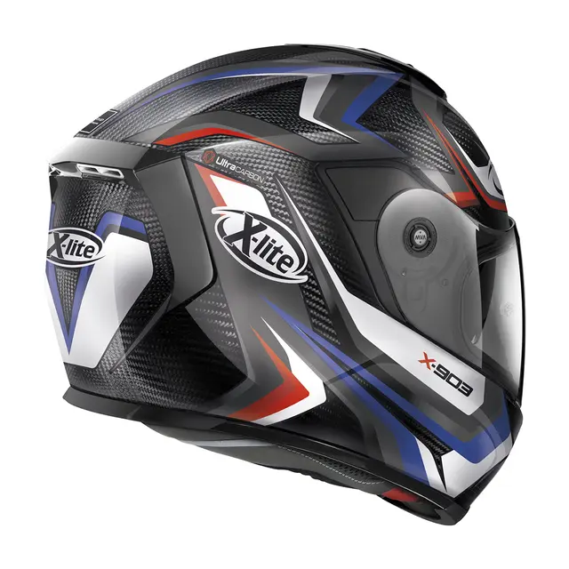 X-lite X-903 Warmflash Blå/Rød Ultra Carbon N-Com Microlock lås Sport 