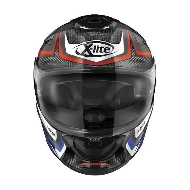 X-lite X-903 Warmflash Blå/Rød Ultra Carbon N-Com Microlock lås Sport 