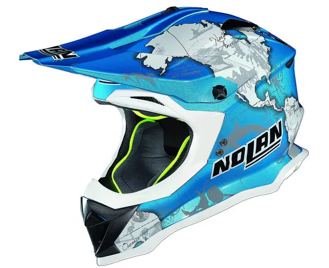 Nolan Skygge N53 PRACTICE REP. 19 Skygge/Peak Nolan N53 Checa Pearl Blue 