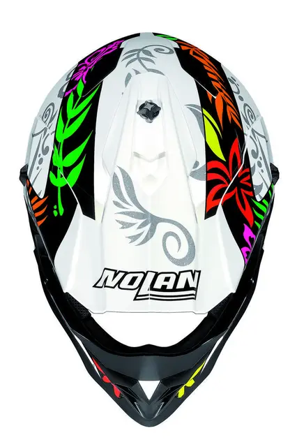 Nolan Skygge N53 PRACTICE REP. 21 Skygge/Peak Nolan N53 Petrucci Hvit 