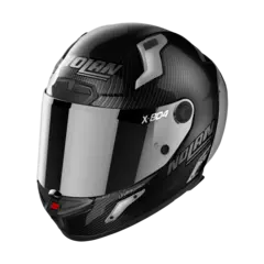 Nolan X-804RS Carbon Silver Edition ECE 22-06 Racing GP-spoiler S&#248;lv visir