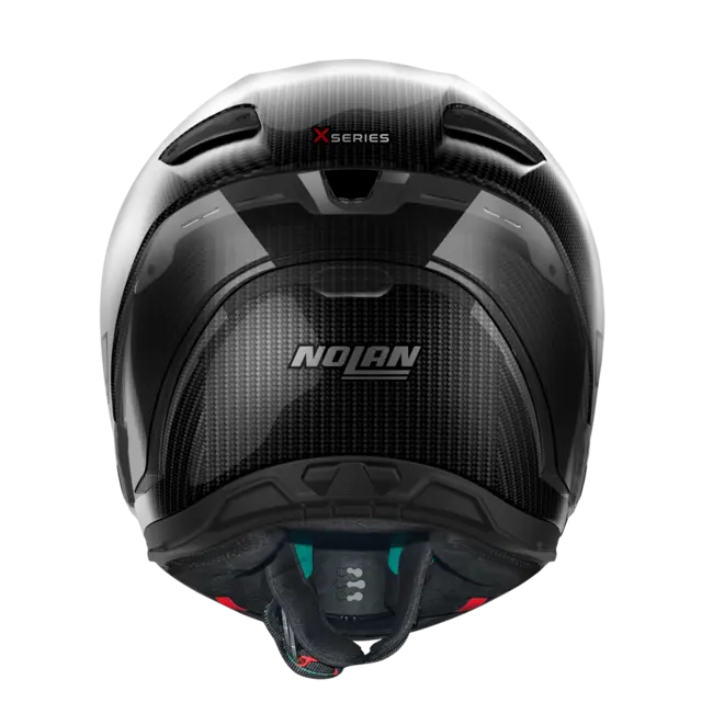 Nolan X-804RS Carbon Silver Edition ECE 22-06 Racing GP-spoiler Sølv visir 