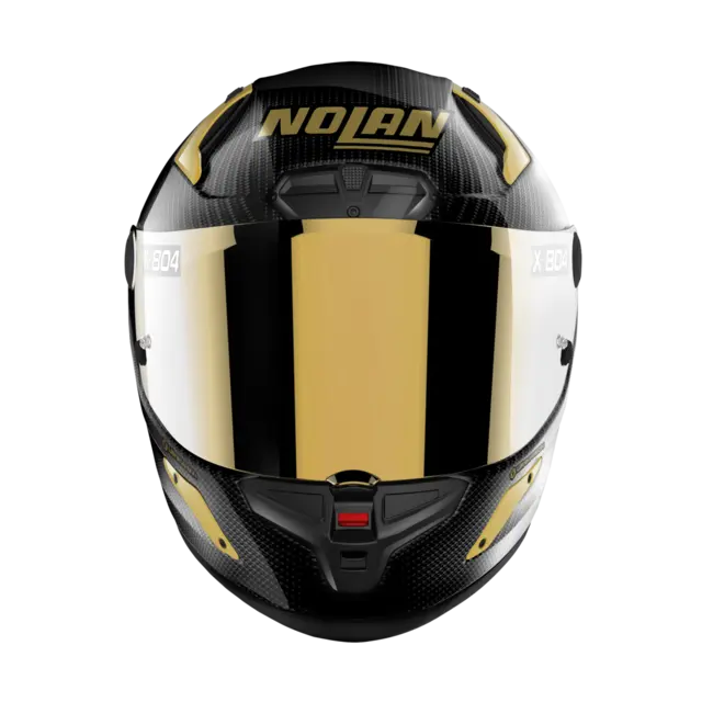 Nolan X-804RS Carbon Gold Edition ECE 22-06 Racing GP-spoiler Gull visir 