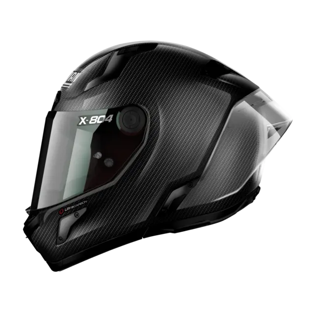 Nolan X-804RS Carbon Puro ECE 22-06 Racing GP-spoiler Mørkt visir 
