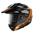 Nolan X-552 Carbon Dinamo Oransj ECE 22-06 Adventure N-Com DD-Ring lås