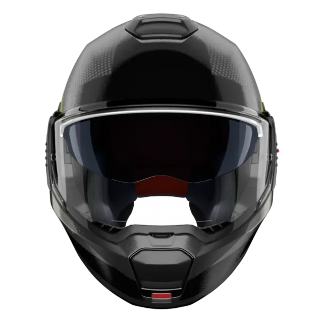 Nolan N120-1 Ciclone Lava/grønn ECE 22-06, N-Com, Hjelm m/"Flip back" 