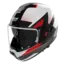 Nolan N120-1 Ciclone Hvit/rød ECE 22-06, N-Com, Hjelm m/"Flip back"