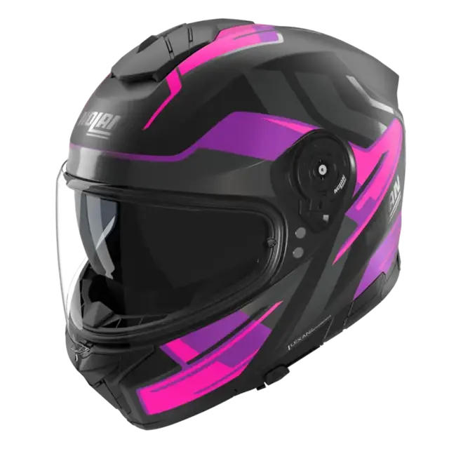 Nolan N80-8 Tritico Matt Fucsia ECE 22-06 Sporty N-Com Komfort Solvisir 