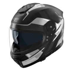 Nolan N80-8 Tritico Matt hvit ECE 22-06 Sporty N-Com Komfort Solvisir