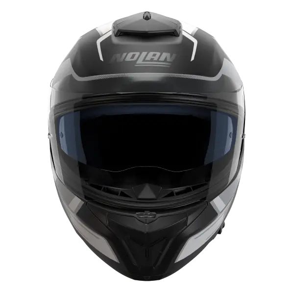 Nolan N80-8 Tritico Matt hvit ECE 22-06 Sporty N-Com Komfort Solvisir 