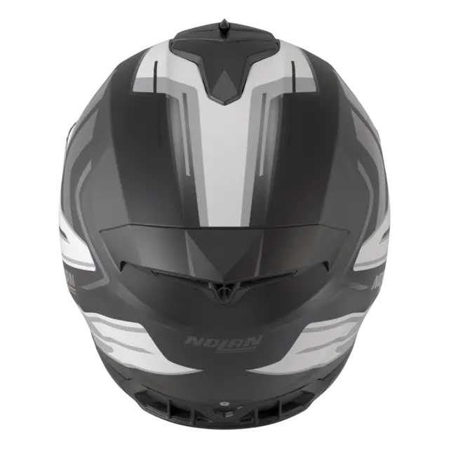 Nolan N80-8 Tritico Matt hvit ECE 22-06 Sporty N-Com Komfort Solvisir 