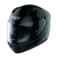 Nolan N60-6 Special Sort blank Allround helhjelm, Komfort, solvisir