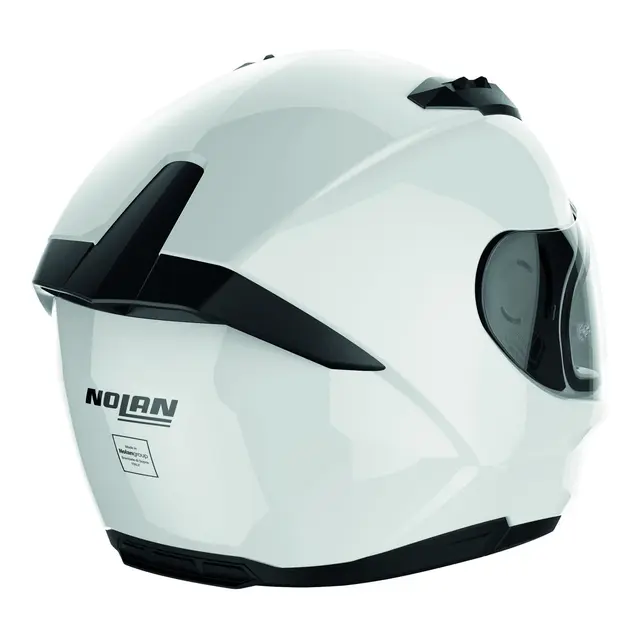 Nolan N60-6 Special hvit blank Allround helhjelm, Komfort, solvisir 
