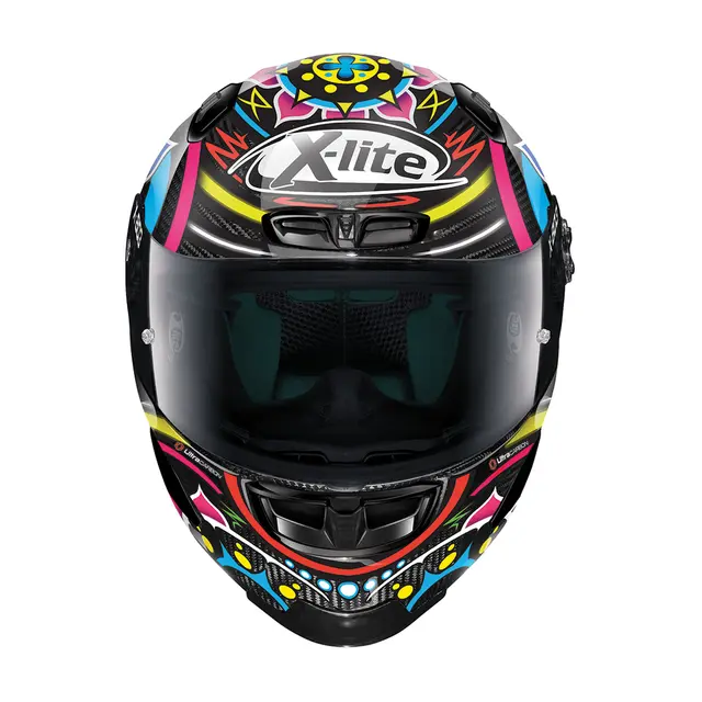 X-lite X-803RS Chaz Davis replica Sotet visir, MotoGP spoiler, Carbon 