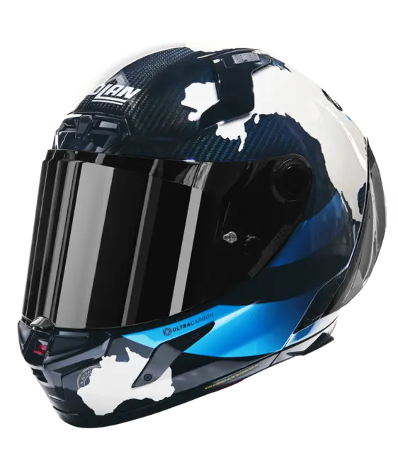 Nolan X-804UCRS Checa 30th Anniv.Sp.Edit ECE 22-06 Racing GP-spoiler Mørkt visir 