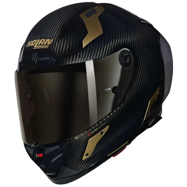 Nolan X-804UCRS Aureo Gold ECE 22-06 Racing GP-spoiler Gull visir 