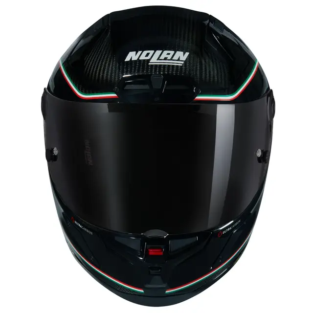 Nolan X-804UCRS Asso D.P. Italia ECE 22-06 Racing GP-spoiler Sølv visir 