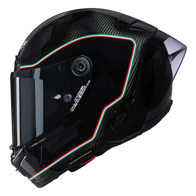 Nolan X-804UCRS Asso D.P. Italia ECE 22-06 Racing GP-spoiler Sølv visir 