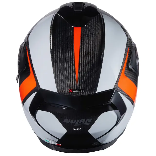 Nolan X-903UC Intrigo Grå/Rød M-58 ECE22-06 NCom Sotet visir Sport Solvisir 