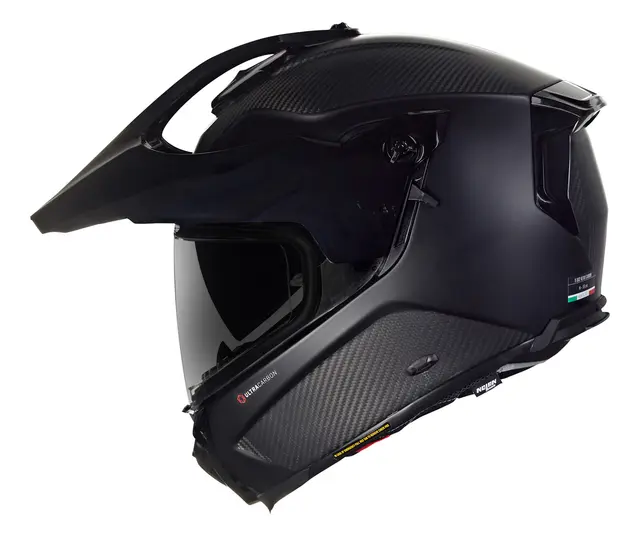 Nolan X-552 U.Carbon Triploner 2XS-52 ECE22-06 Adventure N-Com DD Mørkt visir 