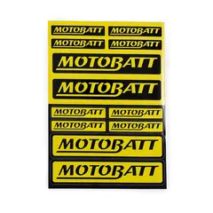 MotoBatt Stickers 50pk