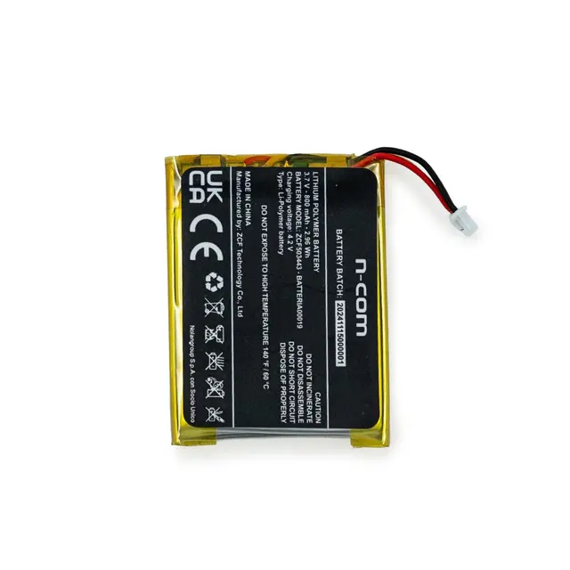 N-Com Batteri 10 - Til B602R Batteri til B602R og B101R 