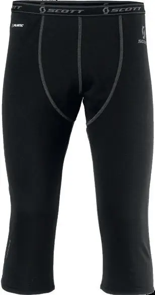 Scott 4zr0 3/4 Bukse - Sort Basis-Lag bukse i Polartec Power Dry 