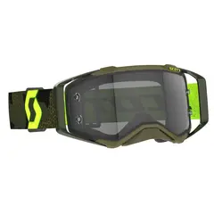 Scott Prospect MX Brille LS - Gr&#248;nn/Gul Lyssensitiv Gr&#229; WORKS Linse