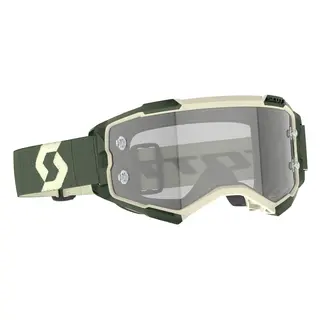 Scott Fury LS MX Brille - Kaki Gr&#248;nn Lyssensitive Gr&#229; Works Linse
