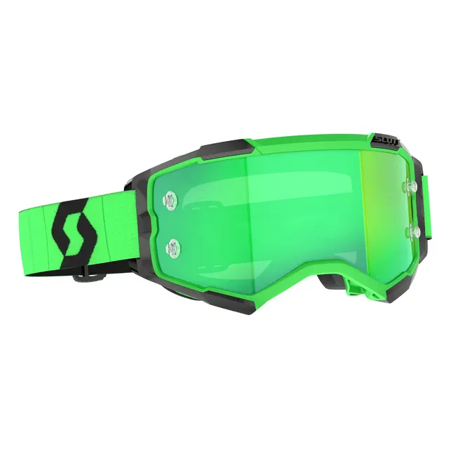 Scott Goggle Fury green green chrome works 