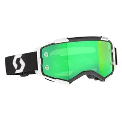 Scott Goggle Fury black/white green chrome works