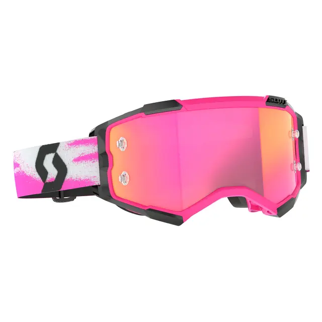 Scott Goggle Fury pink/black pink chrome works 