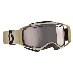 Scott Prospect SX Brille - Beige/Brun Enhancer S&#248;lv Chrome Linse