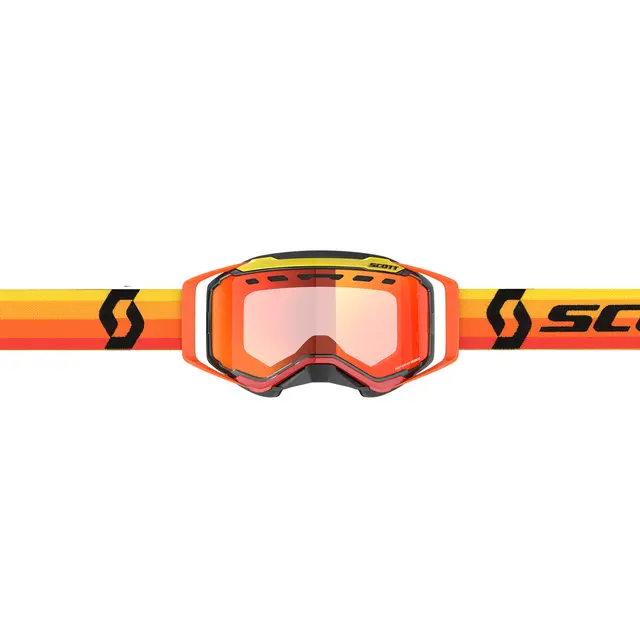 Scott Prospect SX Brille - Oransje/Gul Oransje/Gul - Enhancer Rød Chrome 