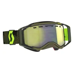 Scott Prospect SX Brille - K.Gr&#248;nn/N.Gul Enhancer Gul Chrome Linse