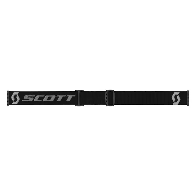 Scott Split OTG SX Brille - Sort/Grå Lyssensitiv Rød Krom Linse 
